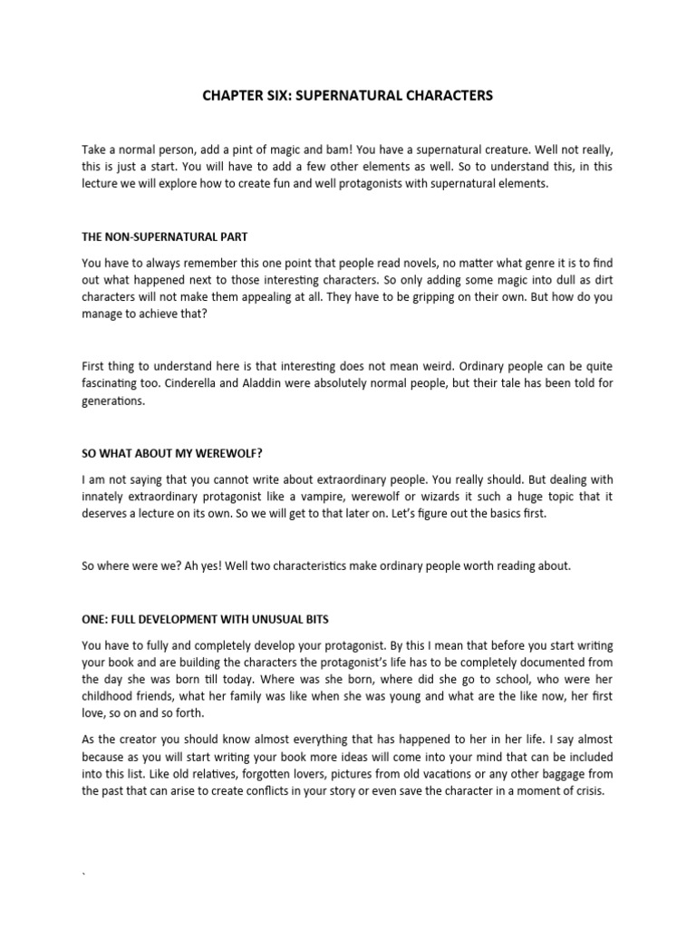Chapter Six | PDF | Self-Improvement | Wellness