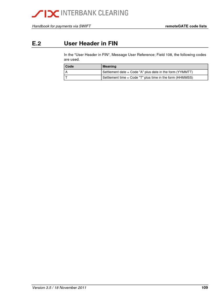 SWIFT Handbook Pages 28 | PDF | Swiss National Bank | Backup