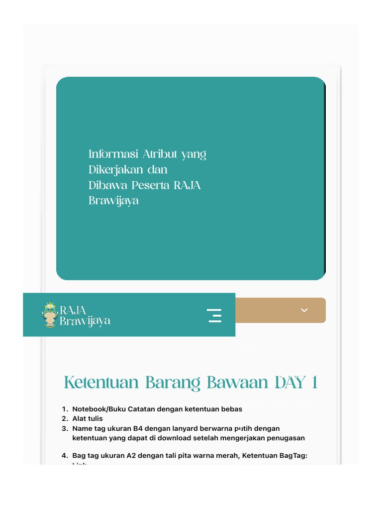 KBB Rabraw Day 1 | PDF