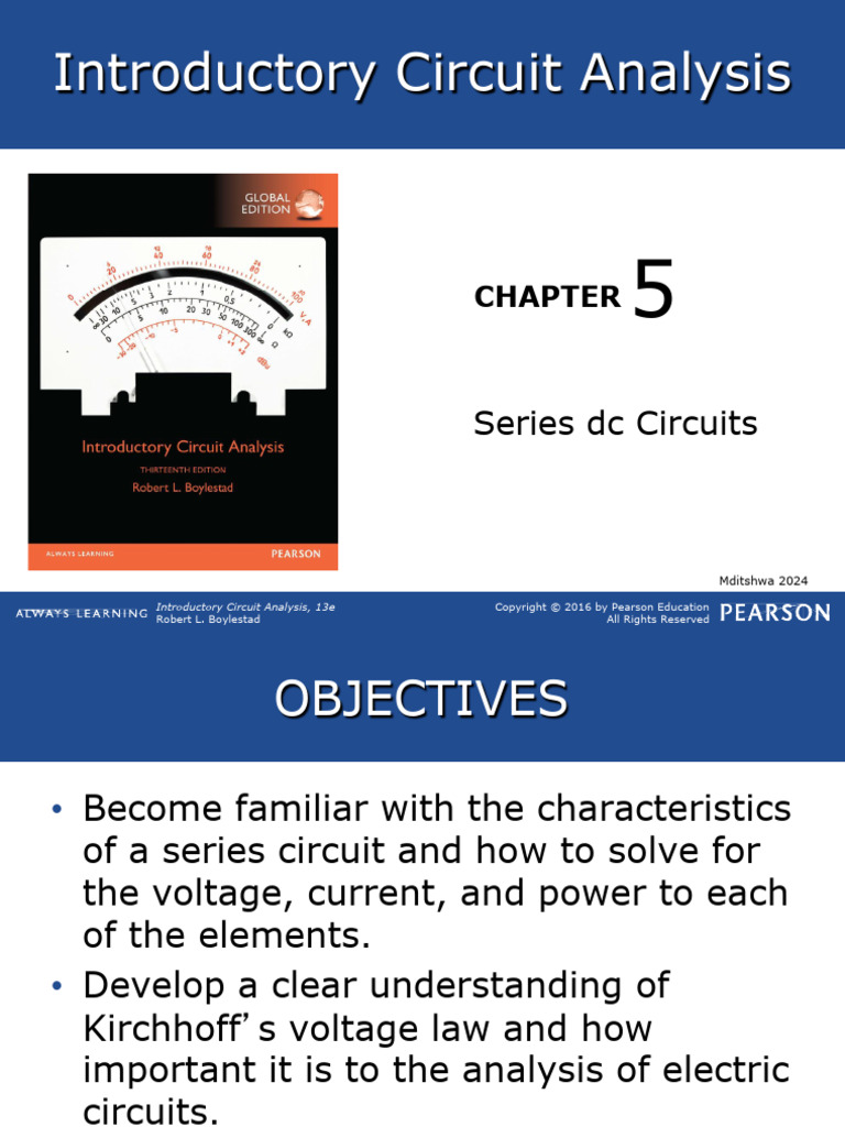 CHPT 05 - Ge - c5 - Series DC Circuits Engineering | PDF | Electrical ...
