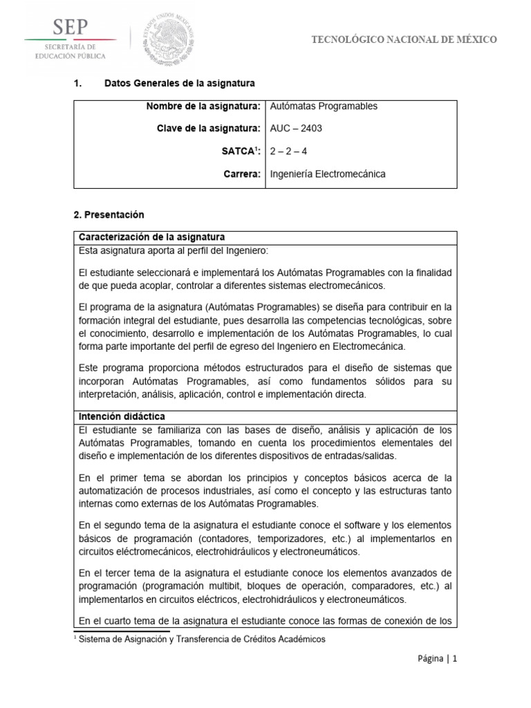 Auc 2403 automatas programables pdf controlador l gico