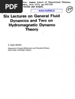 H.K. Moffatt - Six Lectures On General Fluid Dynamics and Two On Hydromagnetic Dynamo Theory