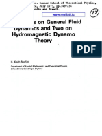 H.K. Moffatt - Six Lectures On General Fluid Dynamics and Two On Hydromagnetic Dynamo Theory