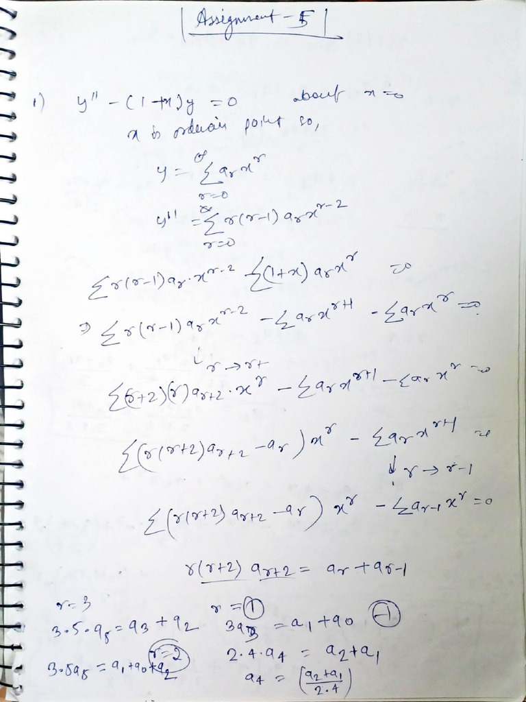 Maths Assignment 5 | PDF