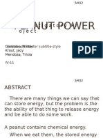 Peanut Power: Investigatory PR Oject