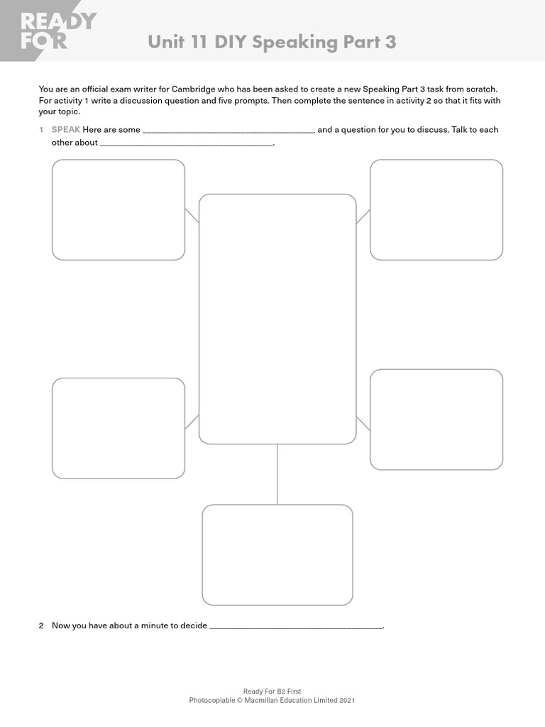 Create B2 Speaking Part 3 Tasks | PDF | Question | Linguistics