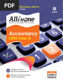 Arihant All in One Accountancy Class 12 2023