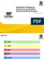 Aberdeen Research Closed Loop Quality Survey