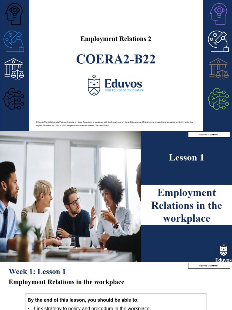 Understanding Employment Relations Policies | PDF | Industrial ...