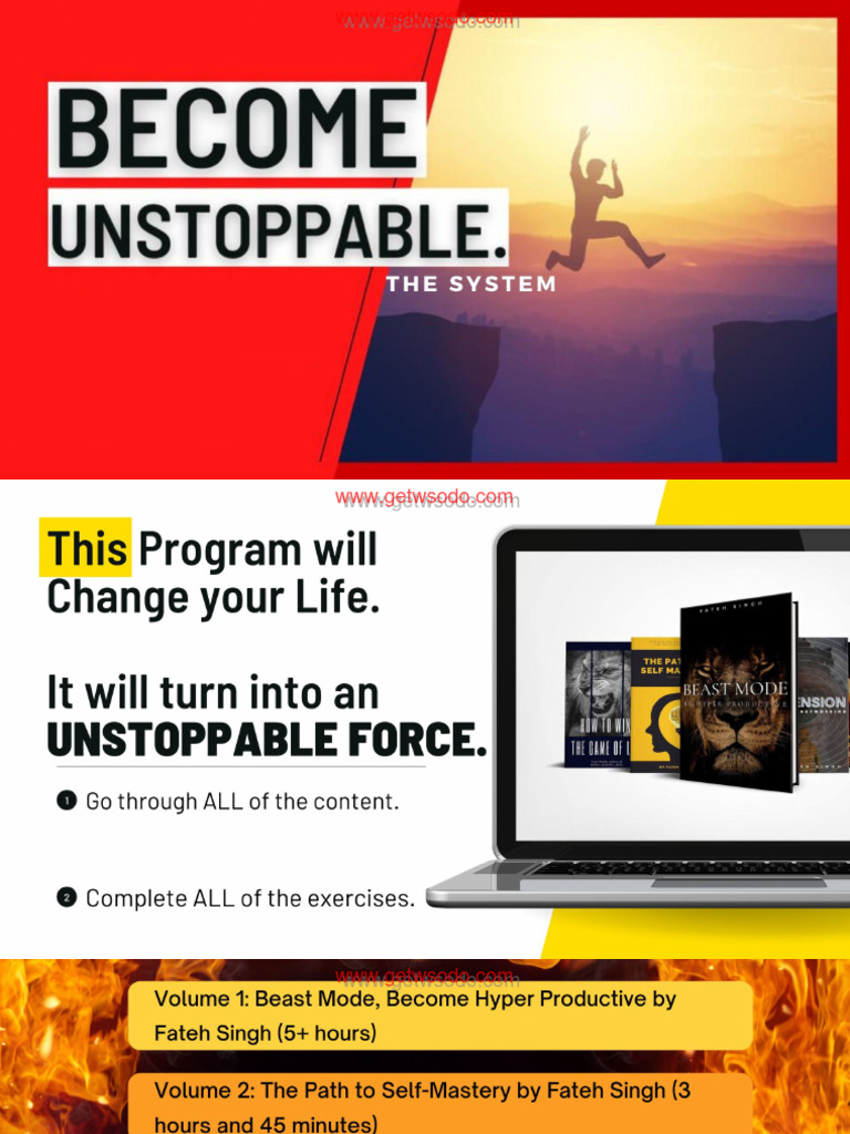 02-Become Unstoppable Table of Contents | PDF | Mental Health | Social ...