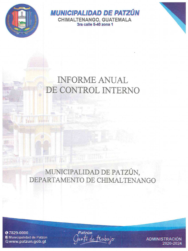 Informe Anual de Control Interno | PDF