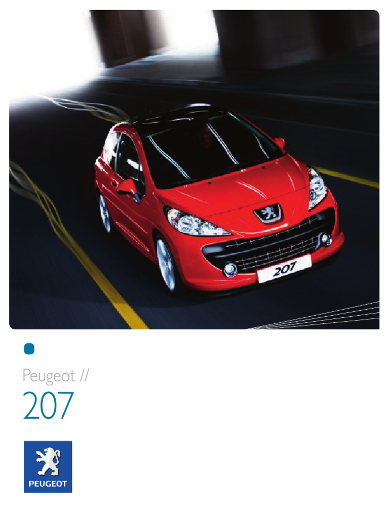 Peugeot 207: Diseño y Confort Innovador | PDF | Vehículos terrestres ...