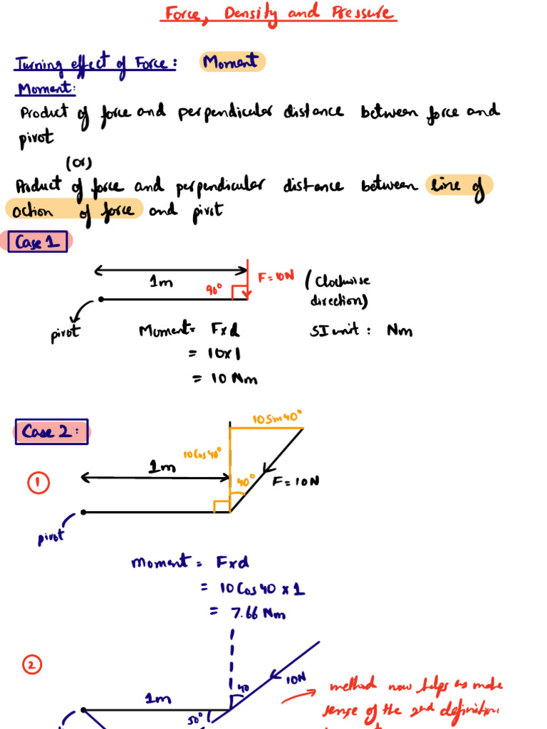 Ch 5 Force Density And Pressure Pdf Buoyancy Pressure
