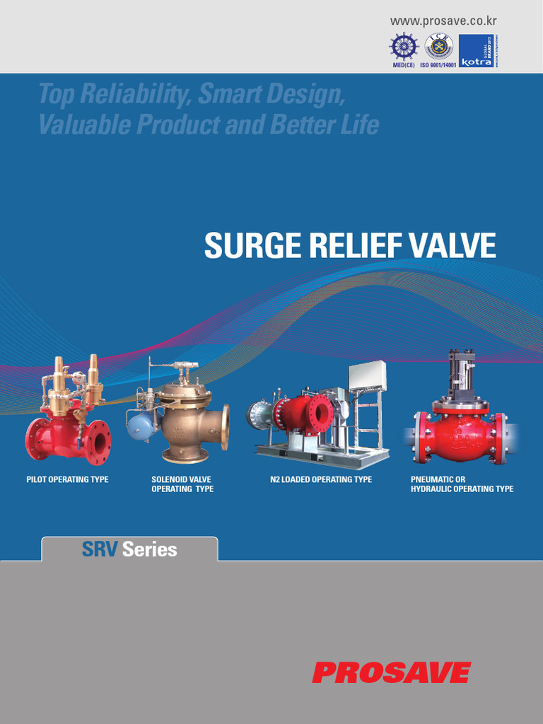 Surge Relief Valve Solutions by PROSAVE | PDF | Valve | Gas Technologies
