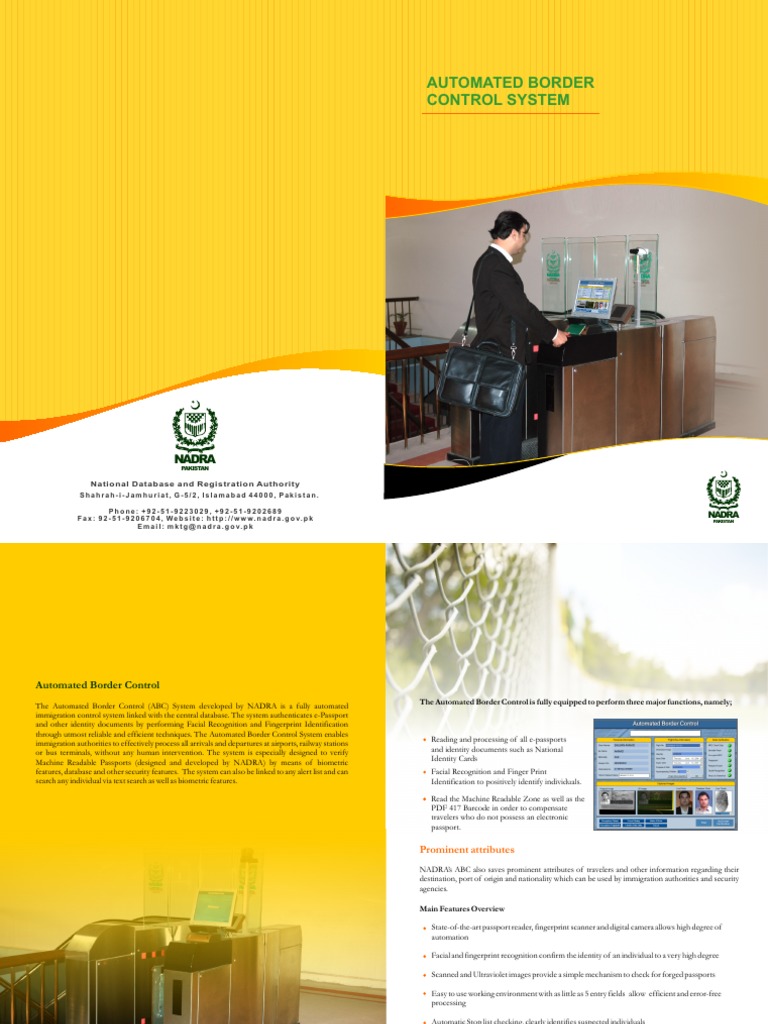 Egov Border Control | PDF