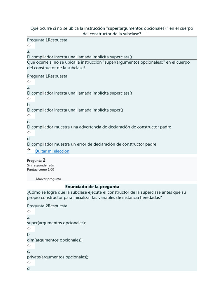 Constructor y clases abstractas en Java | PDF | C ++ | Constructor ...