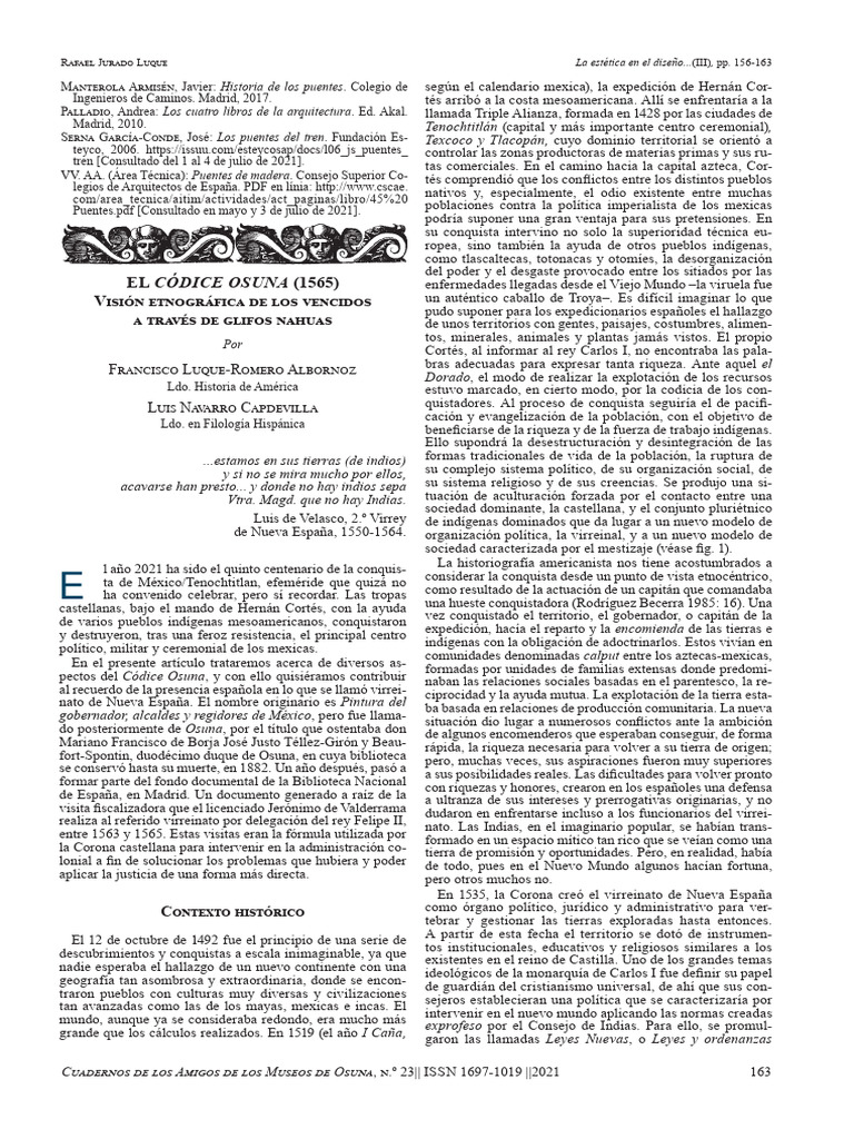 Aspectos del Códice Osuna (1565) | PDF | Nueva españa | Náhuatl