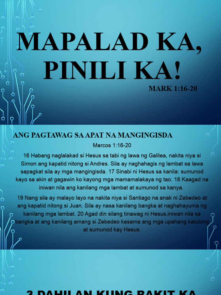 Mapalad Ka Pinili Ka | PDF