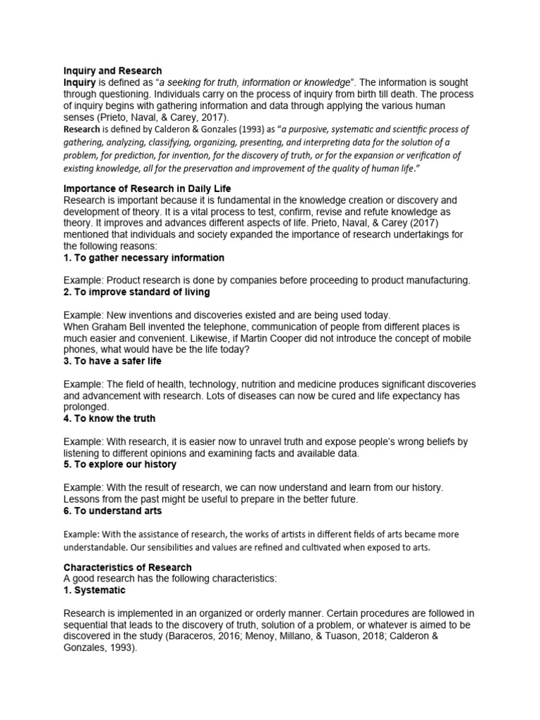 Inquiry and Research Reviewer | PDF | Quantitative Research ...