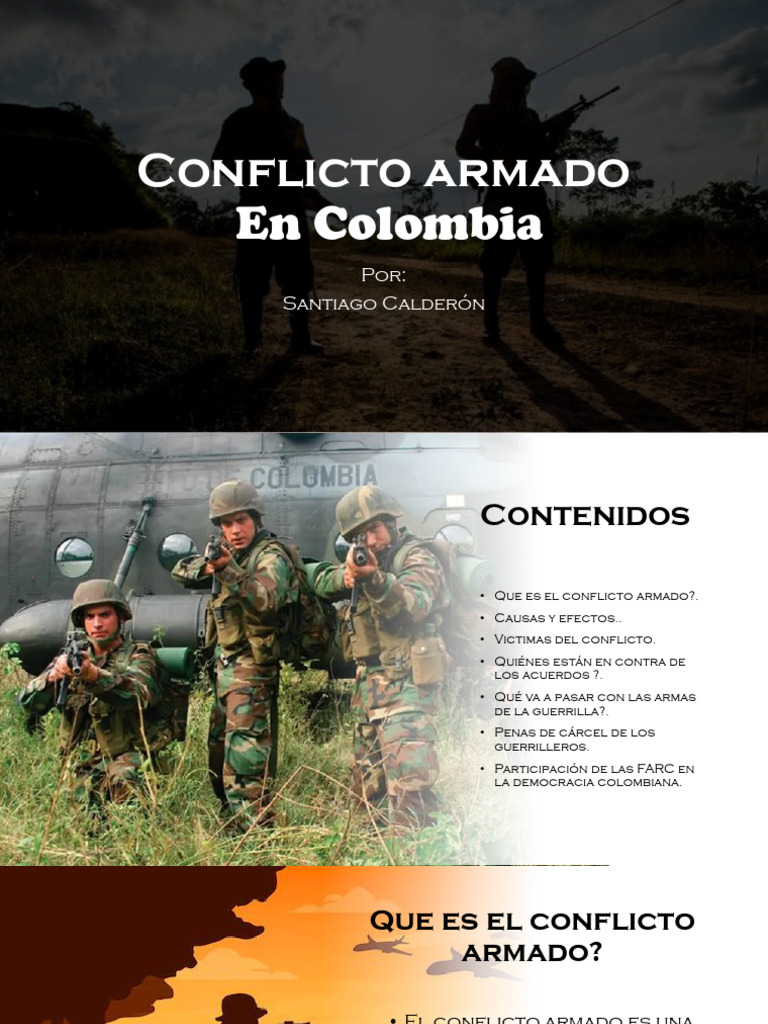 Conflicto Armado en Colombia: Análisis | PDF | Guerra de guerrillas ...