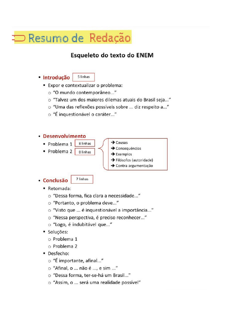 Conclusão Redação | PDF