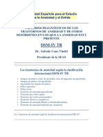 Criterios Diagnósticos de TT de Ansiedad.