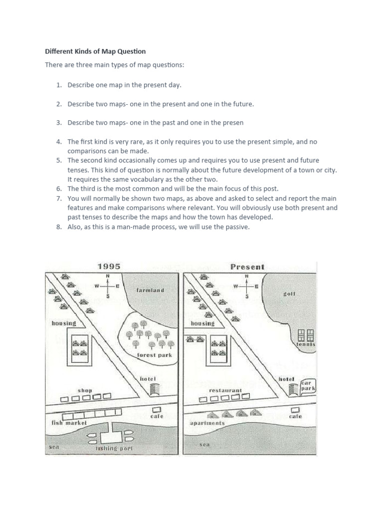 Types of Map Questions Explained | PDF | Linguistics | Grammar