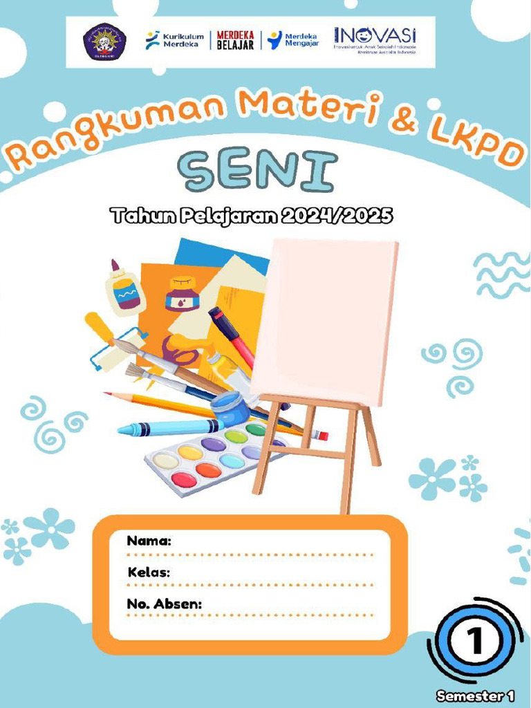 Seni Rupa Kelas 1 SD Semester 1 | PDF