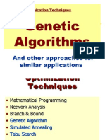 Genetic Algorithms: and Other Approaches For Similar Applications