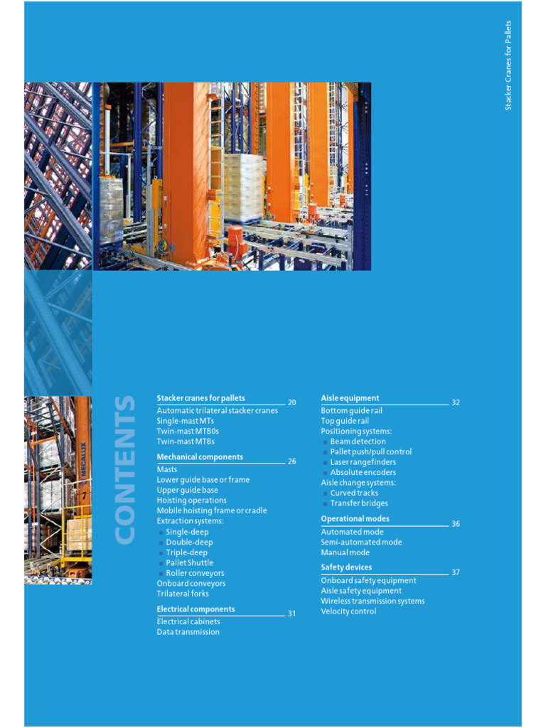 Advanced Stacker Crane Systems | PDF | Crane (Machine) | Warehouse