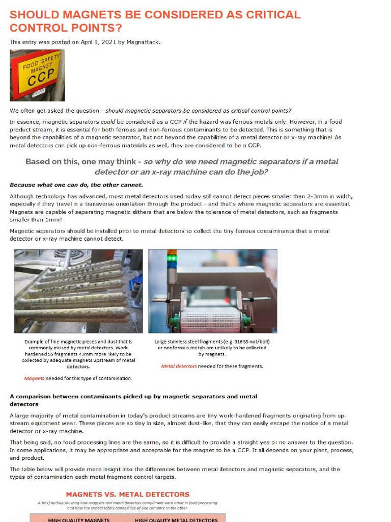 Magnet As CCP or Not | PDF