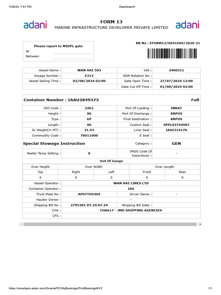 Iaau2849373 - F13 | PDF | Ships | Transport