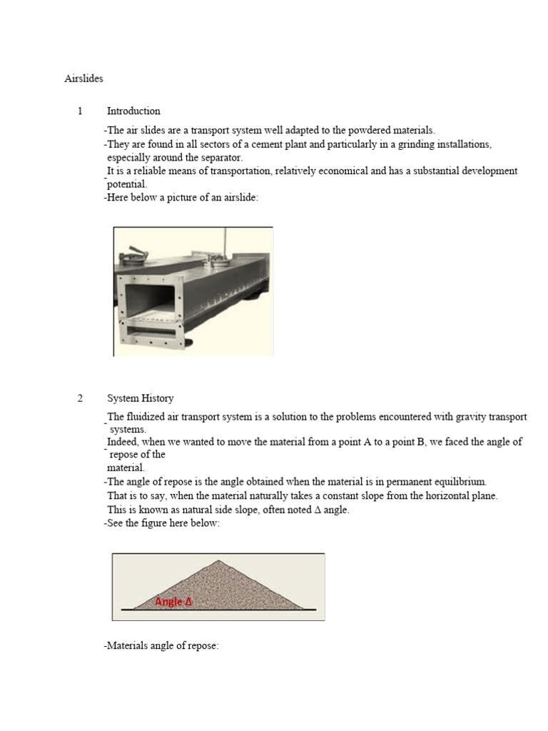Airslide Systems in Cement Plants | PDF | Membrane | Density