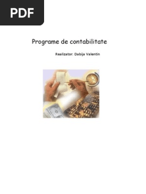 Programe De Contabilitate