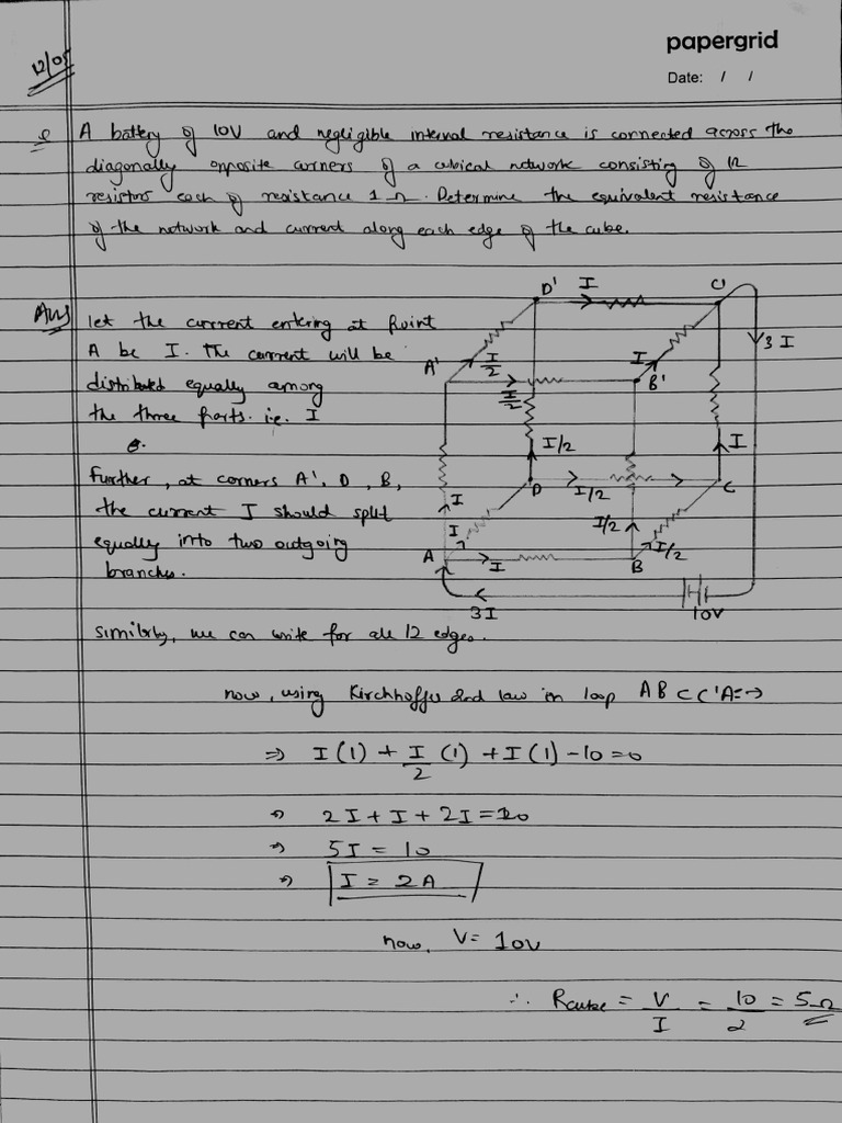 Phy 12 May 2024 Chapter 2 Class 12 | PDF