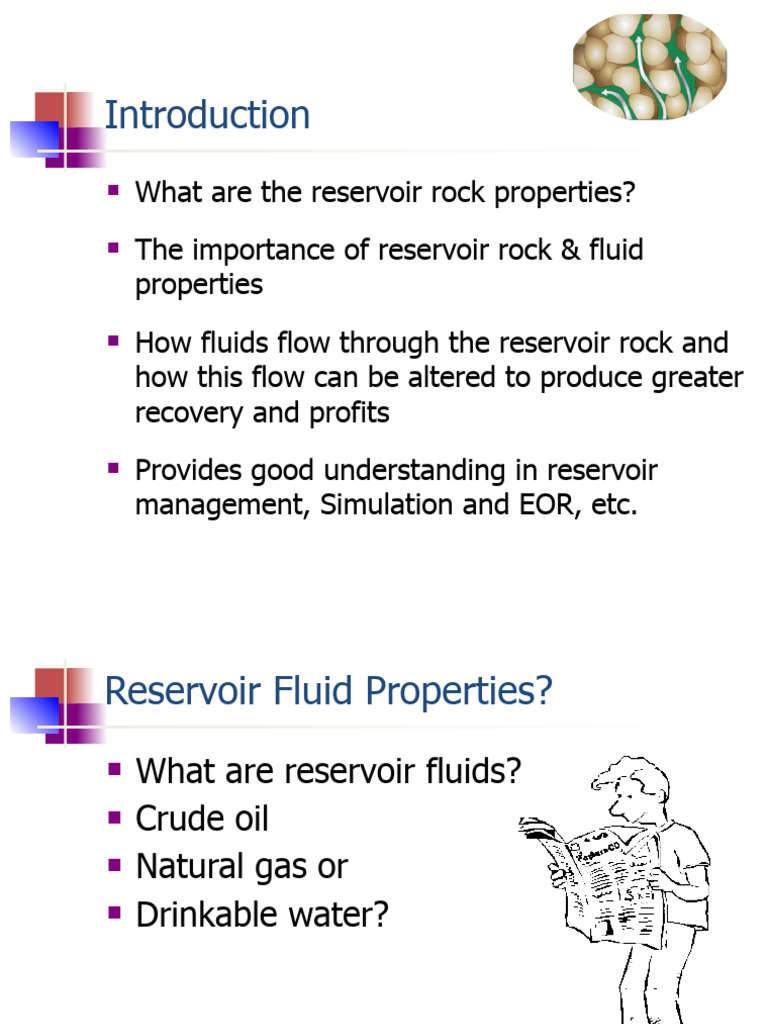 Reservoir Rock and Fluid Properties Guide | PDF | Petroleum Reservoir ...