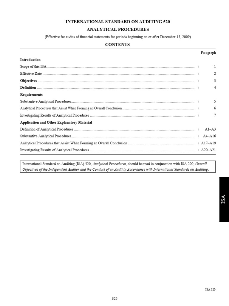Issai 2520 | PDF | Audit | Financial Audit
