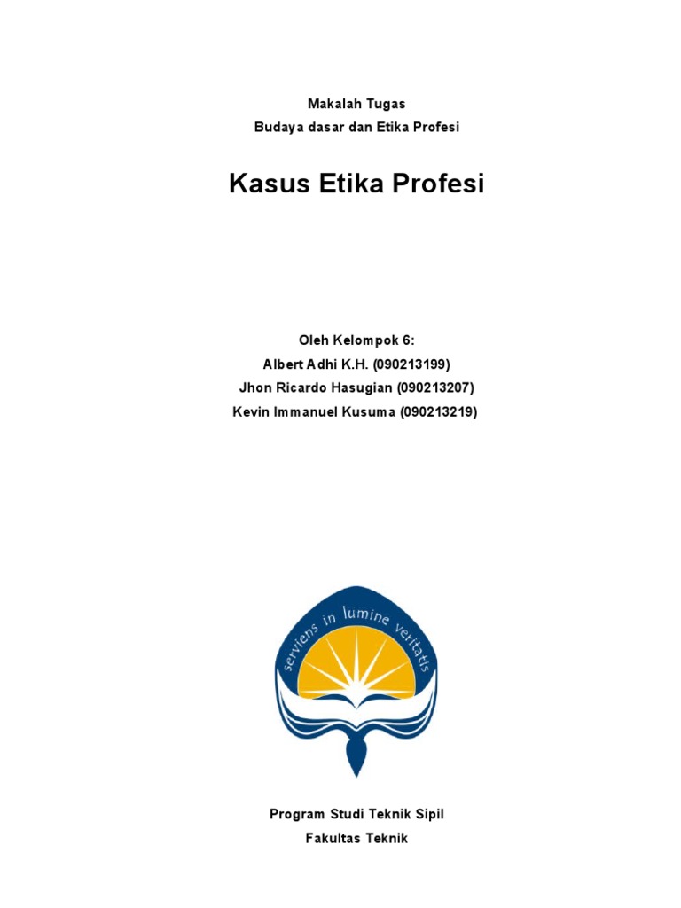 Makalah Etika Profesi Gabpeknas Final