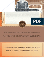 SEC Inspector General Semi-Annual Report