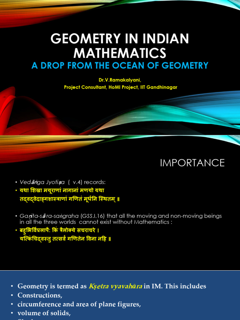 Geometry in Indian Mathematics | PDF | Rectangle | Area