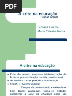 A crise na educação