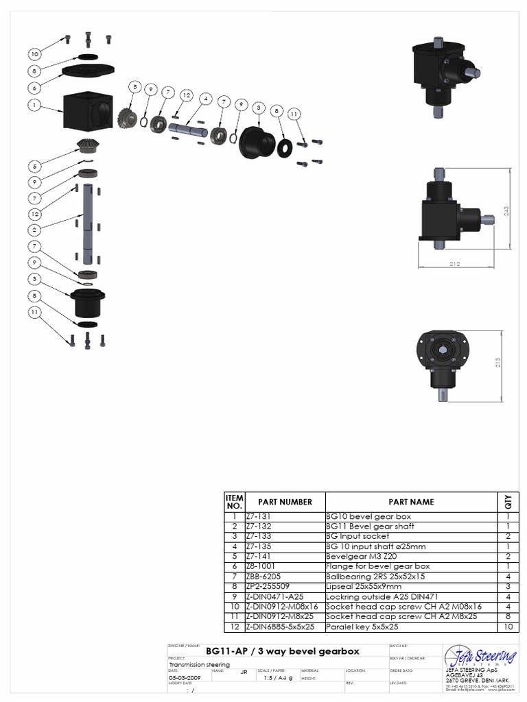 BG11-AP 3 Ways Part List | PDF | Tools | Kinematics