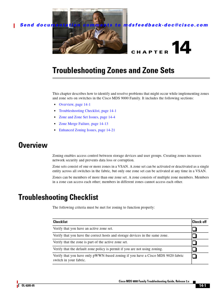 Cisco MDS Troubleshooting Zones and Zone Sets | PDF | Troubleshooting ...