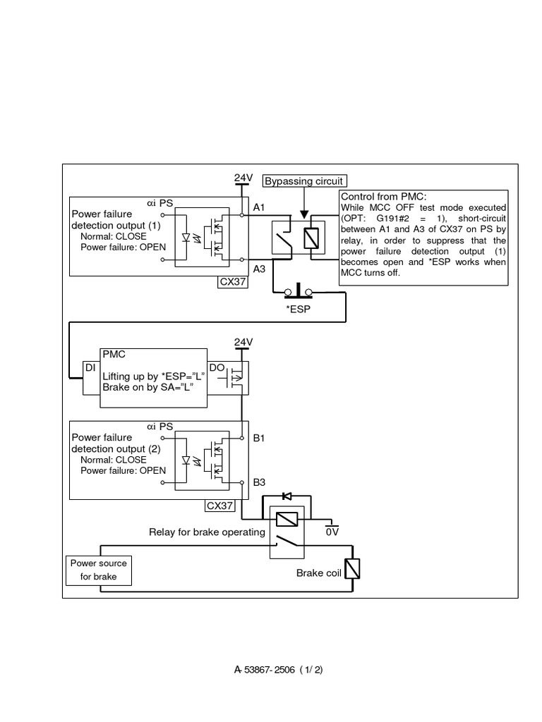SPEC07 - 055 - A-53867-2506SPM Level UP - Power Failure Circuit | PDF