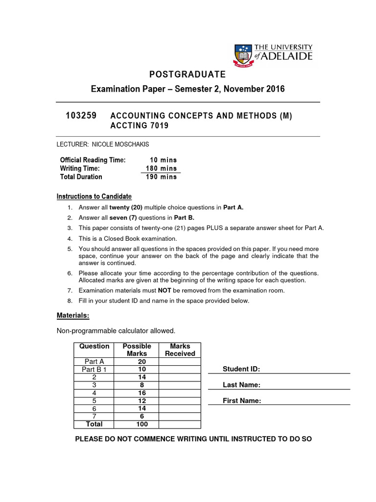 2016 acm sem 2 final exam pdf debits and credits accounting