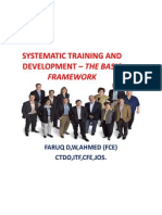 TRAINING AND DEVELPOMENT – THE BASIC FRAMEWORK