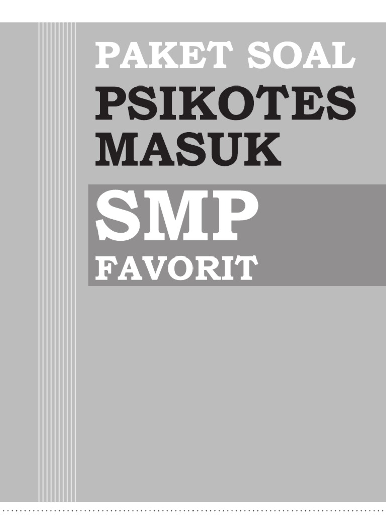 Soal Psikotes Dan Jawabannya Pdf