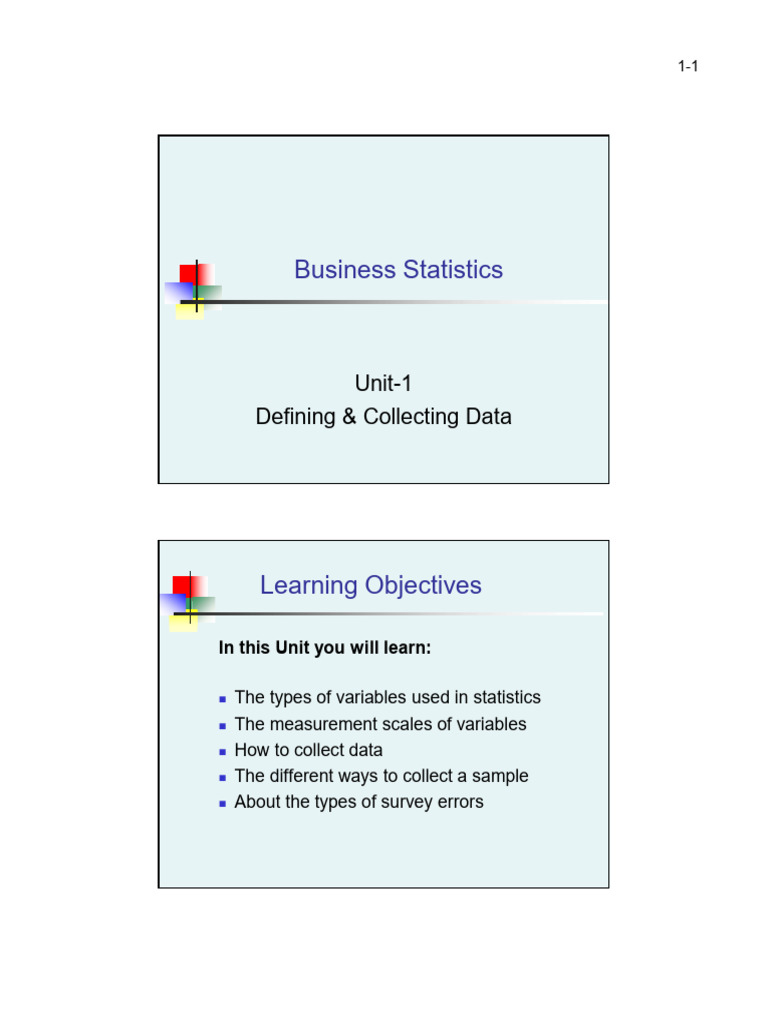 QM Complete Notes PPT Ec3 | PDF | Sampling (Statistics) | Statistics