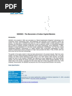 SENSEX - The Barometer of Indian Capital Markets