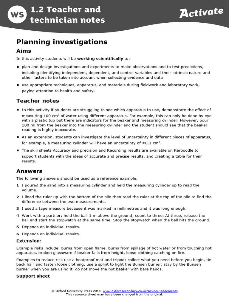Designing Scientific Investigations | PDF | Accuracy And Precision